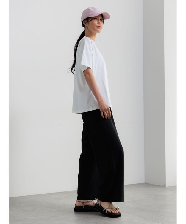 Te chichi 【遮熱/調温】ビッグTシャツ オフホワイト