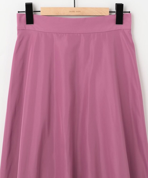 SHARE PARK LADIES 【ウォータープルーフ】　マキシティアードスカート ピンク