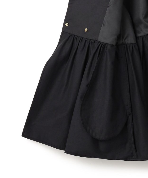 23区 【VERYコラボ/撥水加工】グロッシーツイル アウター ブラック系