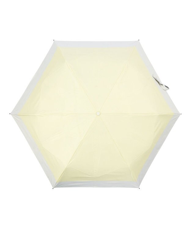 MOONBAT 【遮光100％/３秒で折りたためる日傘】晴雨兼用 折りたたみ傘 ウラワザ バイカラー ライトイエロー