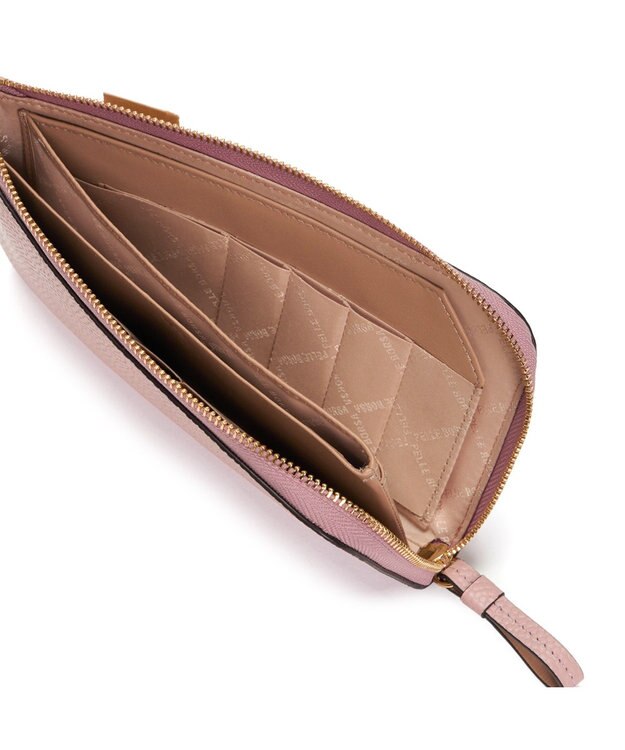 PELLE BORSA 短い長財布 Fine Goods フィーネグッズ 5443 ペールピンク