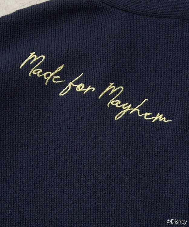 earth music&ecology Ｖｉｌｌａｉｎｓ　マレフィセント／ニットカーディガン Navy