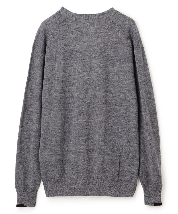 JOSEPH HOMME ウォッシャブルメリノ　Vネックカーディガン ライトグレー系