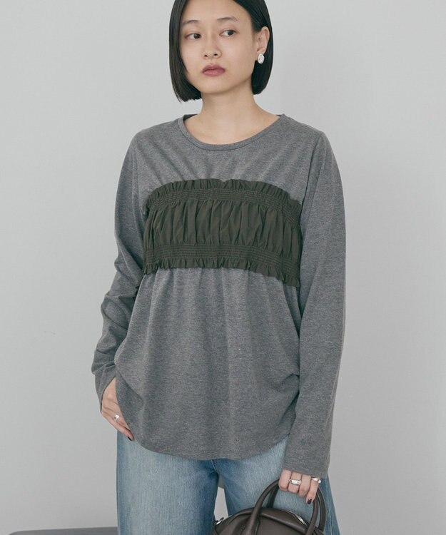 AMERICAN HOLIC ビスチェレイヤードプルオーバー Khaki