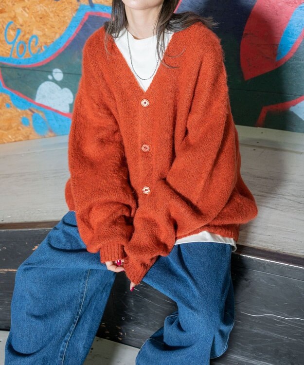 モヘアライクBIGカーディガン / WEGO | ファッション通販 【公式通販