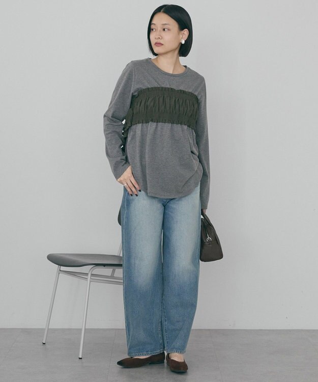 AMERICAN HOLIC ビスチェレイヤードプルオーバー Khaki