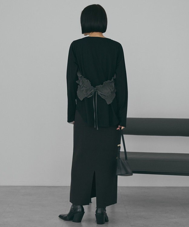 AMERICAN HOLIC ビスチェレイヤードプルオーバー Charcoal Gray