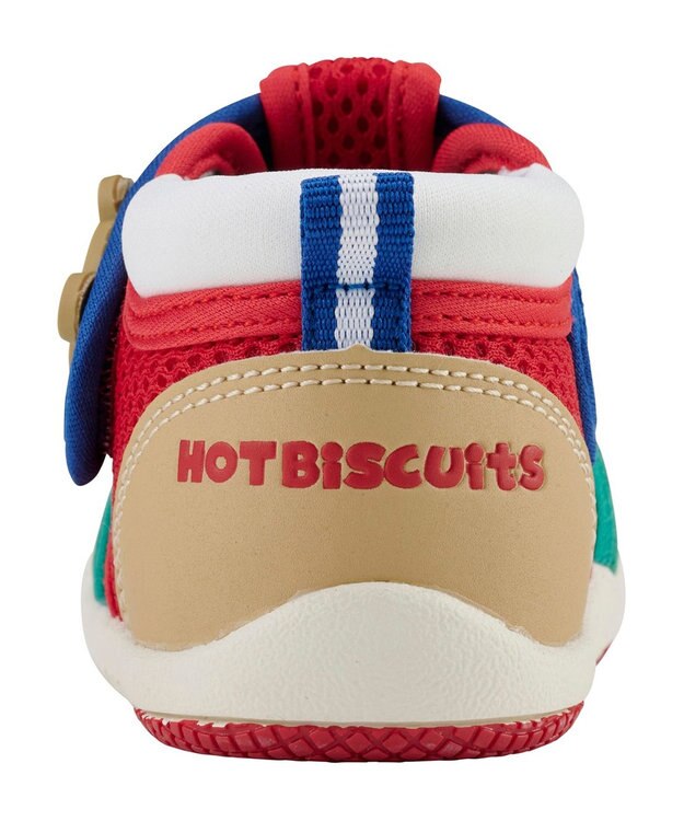 MIKI HOUSE HOT BISCUITS 【13-16cm】 ダブルラッセル ウォーターベビーサンダル 赤×紺