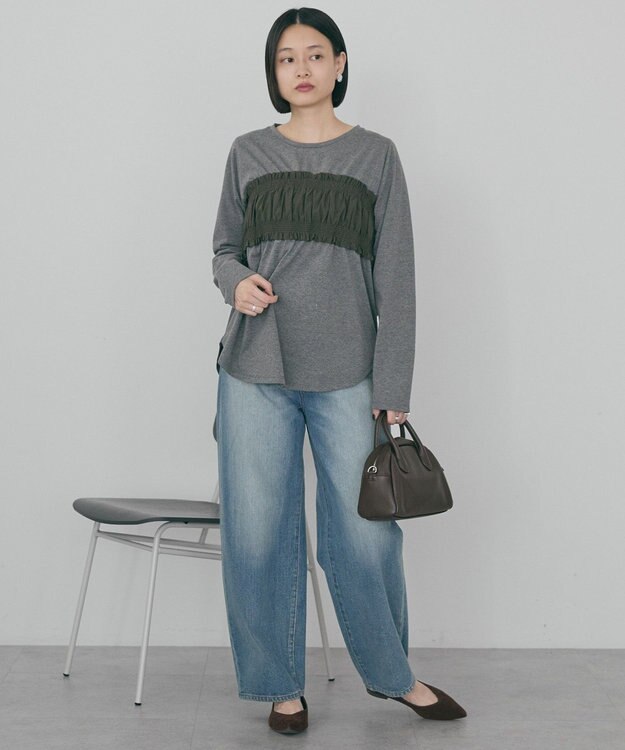 AMERICAN HOLIC ビスチェレイヤードプルオーバー Khaki