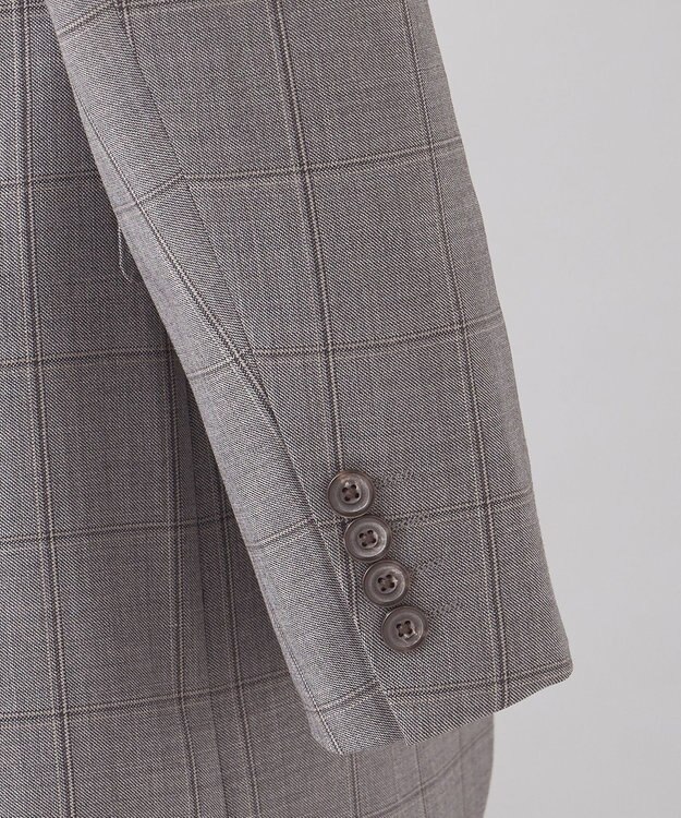 GOTAIRIKU 【DORMEUIL】AMADEUS365 3ピーススーツ （グレーチェック） ライトグレー系4
