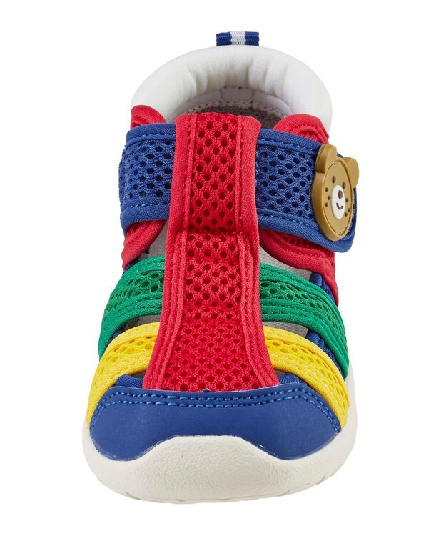 MIKI HOUSE HOT BISCUITS 【13-16cm】 ダブルラッセル ウォーターベビーサンダル 赤×紺