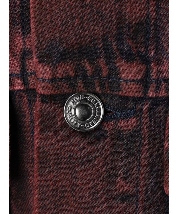 Green Parks ・ＳＵＧＡＲ　ＳＰＯＯＮ　カラーデニムＧジャン Red