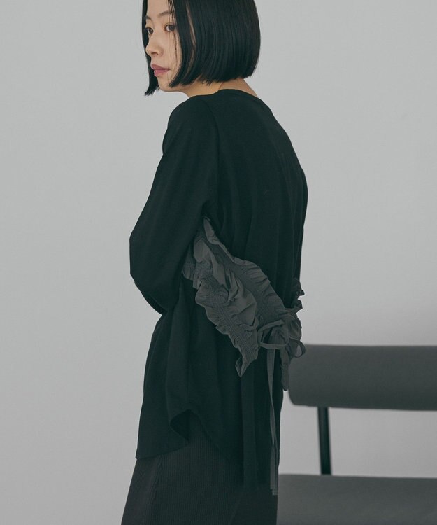 AMERICAN HOLIC ビスチェレイヤードプルオーバー Charcoal Gray