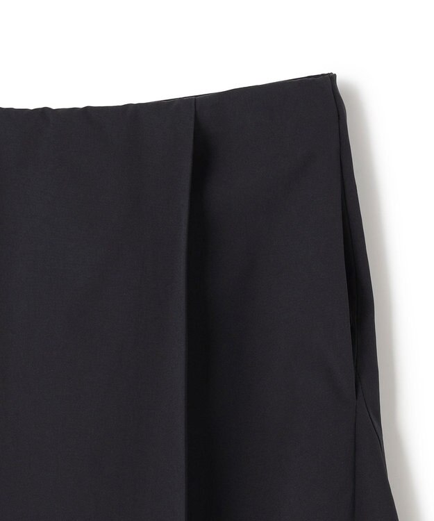 BEIGE， YANN / ラップタック フレアスカート Black