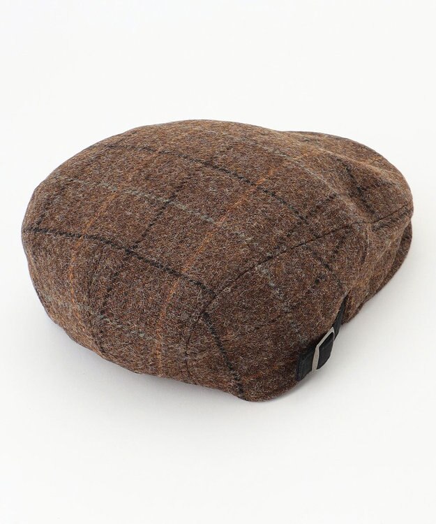 JOSEPH ABBOUD 【サイズ調整可・ツィード/UKファブリック】ツイード ウインドーペン ハンチング ダークブラウン系4