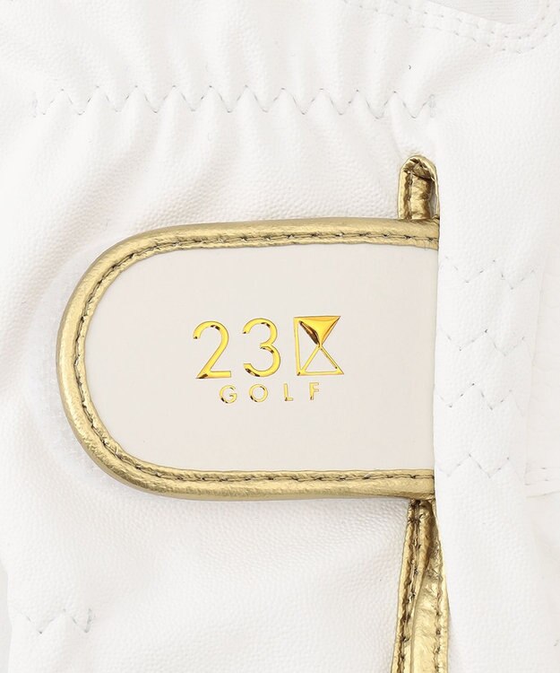 23区GOLF 【WOMEN】両手用 グローブ ホワイト系