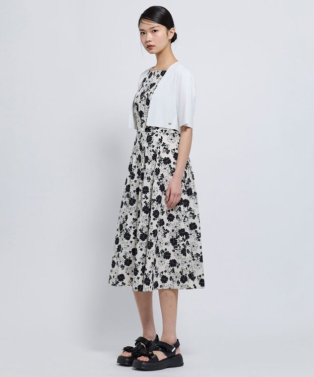 TOCCA 【松木育未さん着用】CREPE BOLERO ボレロ アイボリー系