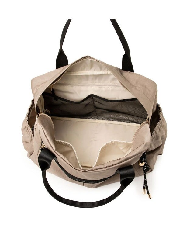 LANVIN en Bleu トゥリズム 2wayボストンバッグ ベージュ