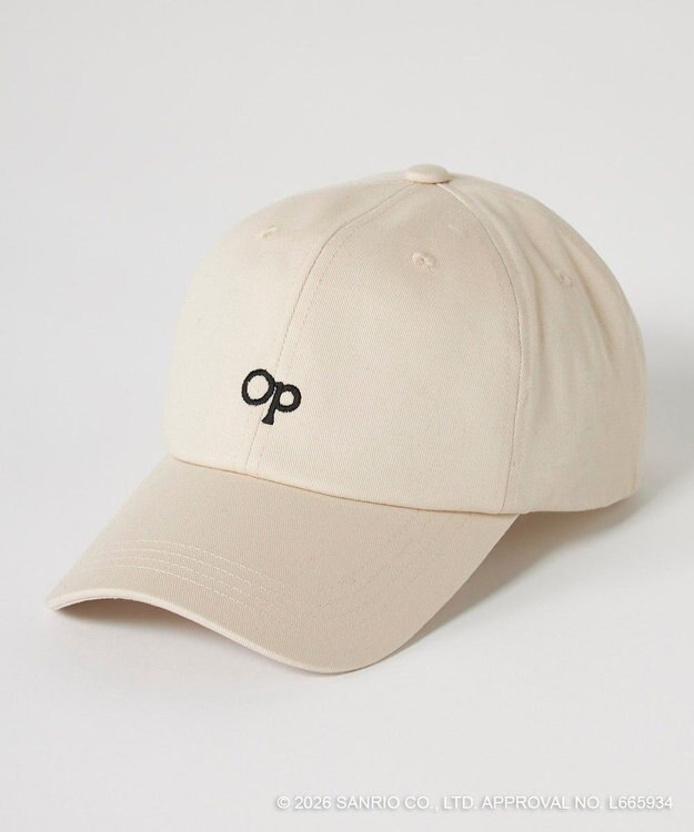OP／FILA 【Ocean Pacific×ハローキティ】ワンポイントキャップ ベージュ