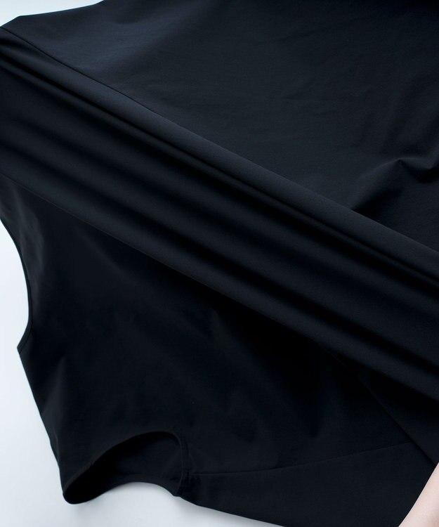 UNFILO 【撥水/ストレッチ/軽量】マジカル機能 ブラウス ブラック系