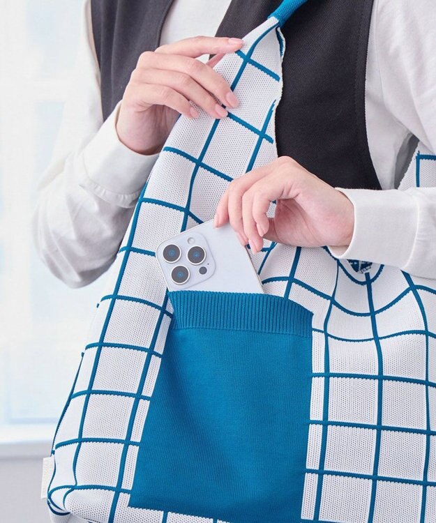 ROOTOTE 3660【ワンハンドル】LT.ラウンドニットトート 03：ホワイト