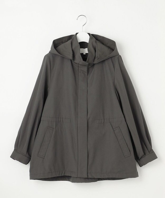 自由区 S 【カタログ掲載・撥水加工・洗える】コットンナイロンタッサー ブルゾン スレート