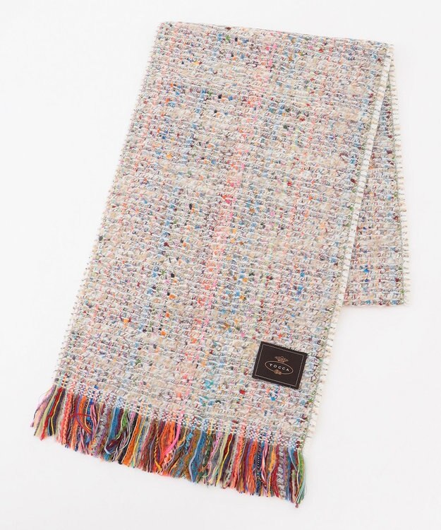TOCCA 【フランス製】TWEED STOLE ストール オフ系