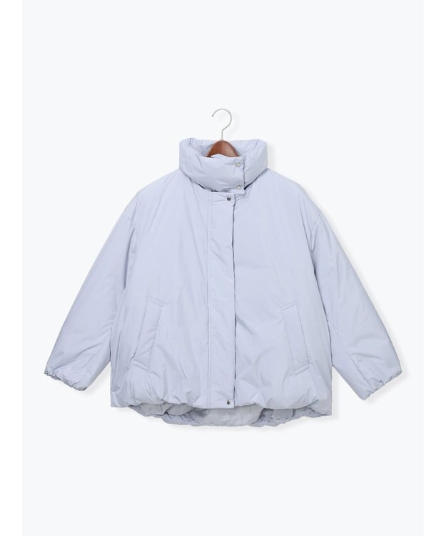 Te chichi スタンドカラーショートダウンジャケット ブルー