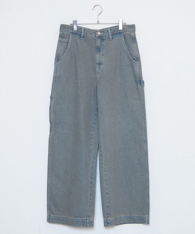 WEGO ルーズペインターパンツ デニム中濃加工色