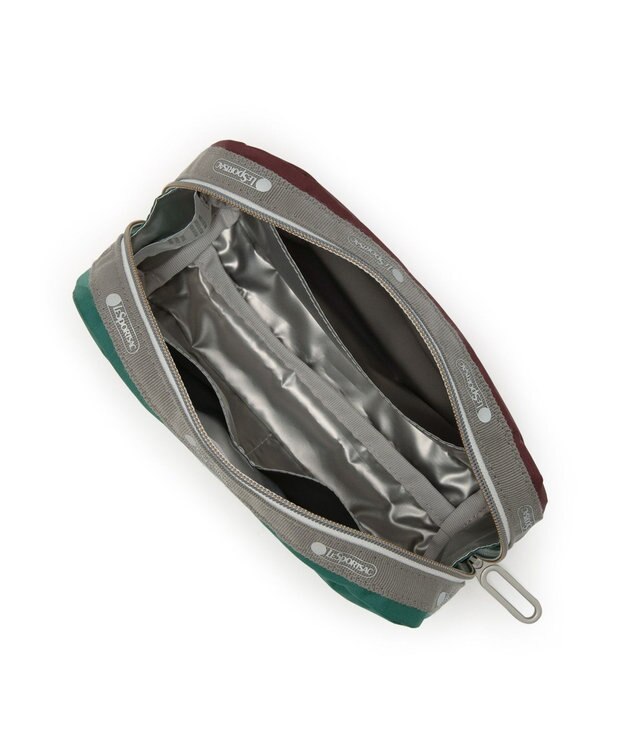 LeSportsac ESSENTIAL COSMETIC/ラッシュメドウ/バーガンディC ラッシュメドウ/バーガンディC