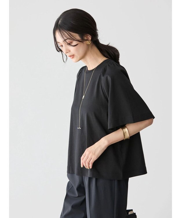 AMERICAN HOLIC フレアスリーブカットプルオーバー Black