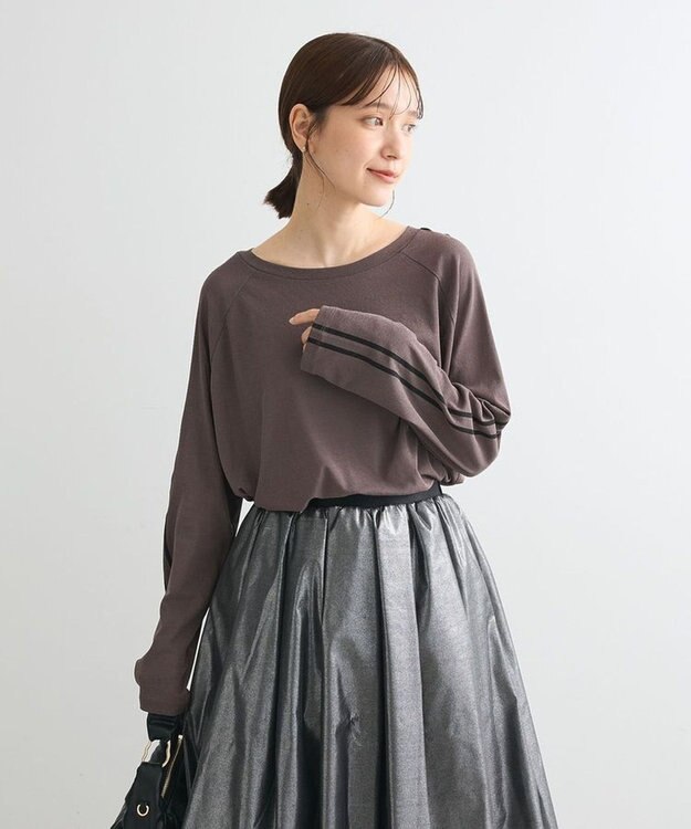 Green Parks シアークロップドプルオーバー Gray