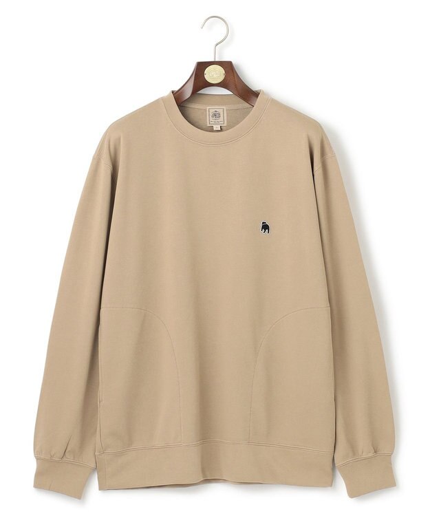 J.PRESS MEN バックブルクルーネック スウェット ベージュ系