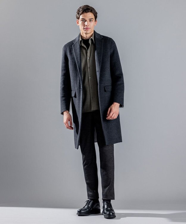 JOSEPH HOMME WOOL CASHMERE TWILL SHIRT ベージュ系