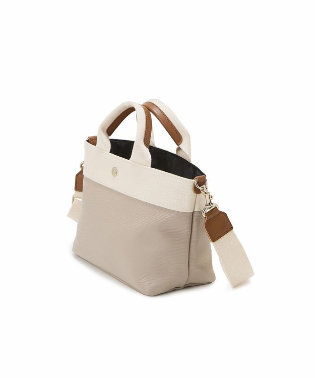 TOPKAPI 【Breath TOPKAPI】RIPPLE リプル ファスナー付 ショルダーバッグ S ペールベージュ