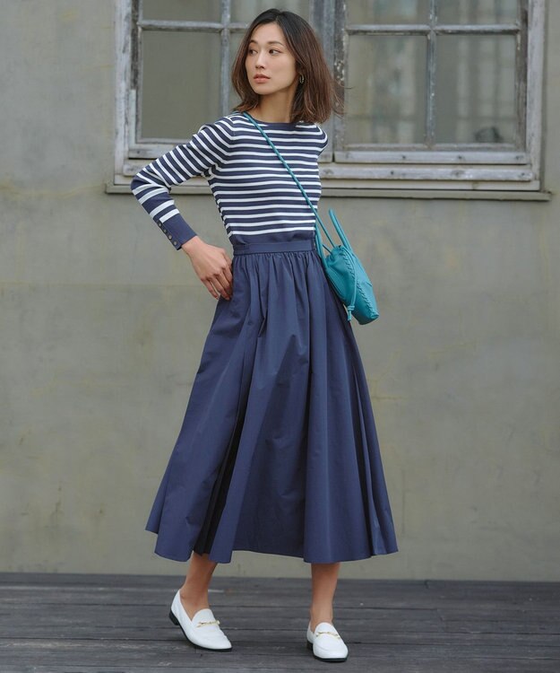 23区 【CLASSY.6月号掲載】ADDCULUMN フェイクレザー ショルダーバッグ ダルブルー系