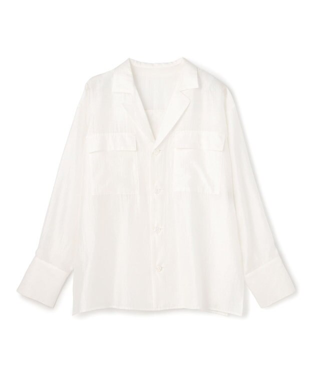 uncrave リヨセルシルクローン シャツ オフ