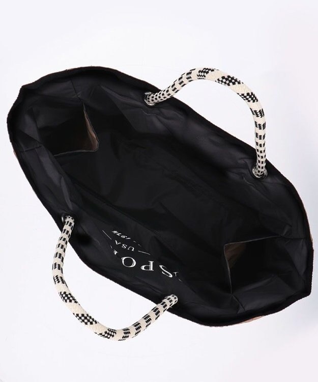 LeSportsac LARGE 2 WAY TOTE/ジェットブラック/プロビンシャル ジェットブラック/プロビンシャル