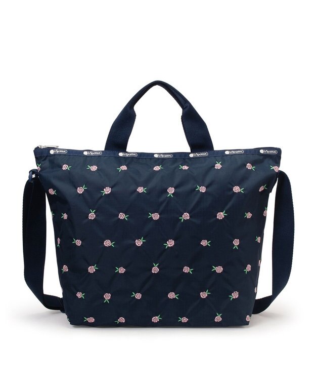 LeSportsac DELUXE EASY CARRY TOTE/ピンクローズエンブロイダリー ピンクローズエンブロイダリー