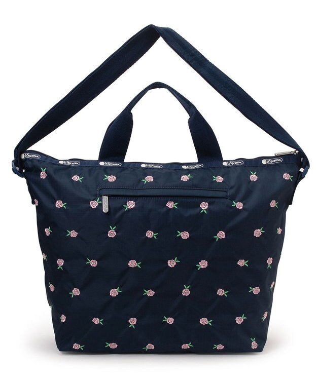LeSportsac DELUXE EASY CARRY TOTE/ピンクローズエンブロイダリー ピンクローズエンブロイダリー