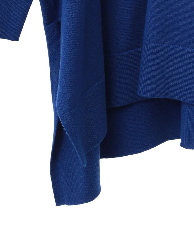 AMERICAN HOLIC バイパチＶネックロングニットプルオーバー Blue