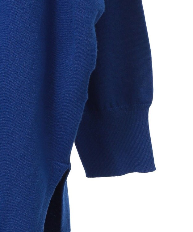 AMERICAN HOLIC バイパチＶネックロングニットプルオーバー Blue