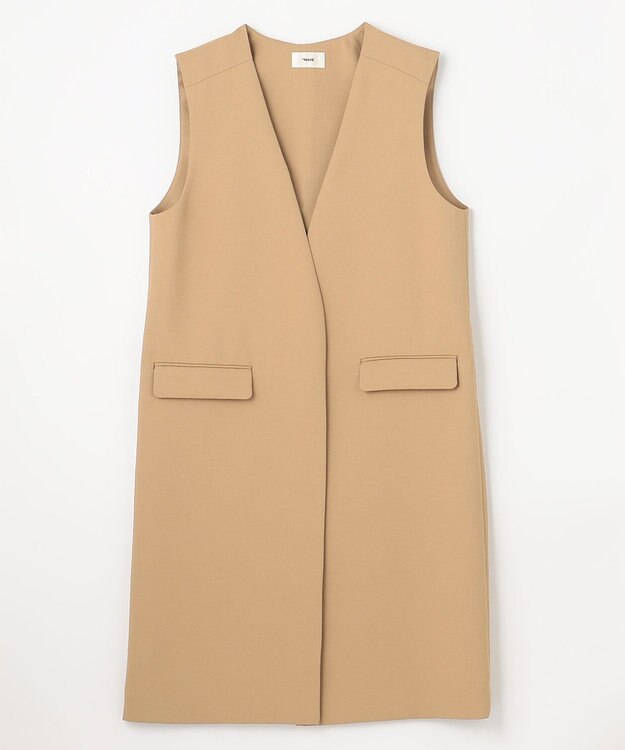 NAVE 【ReNAVE 吸水速乾】ホロウツイルベスト キャメル