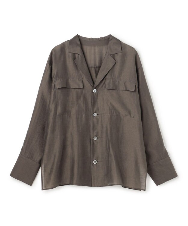 uncrave リヨセルシルクローン シャツ トープ