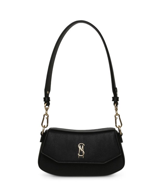 STEVE MADDEN BTAIGA ラウンドフラップショルダー2WAYバッグ ブラック