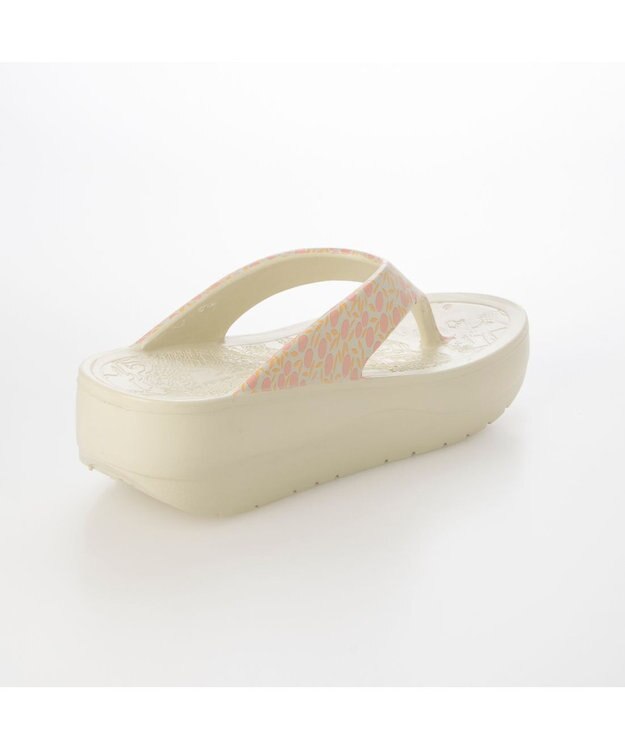 ing <ing>【3E】リカバリートングサンダル ピンクミックス