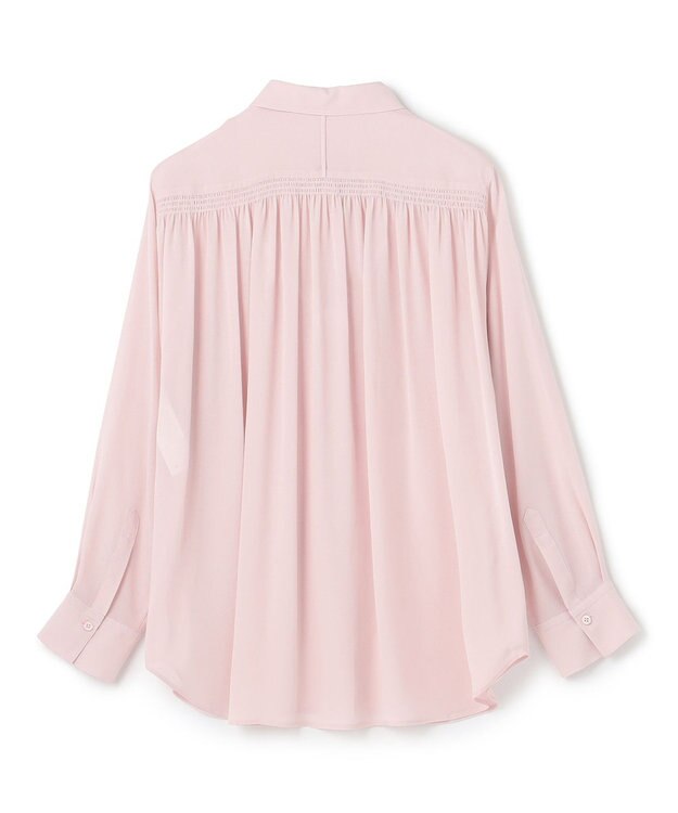 BEIGE， OLGA / シャーリングブラウス Nude