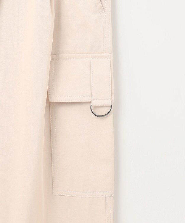 GRACE CONTINENTAL アシンメトリーワークパンツ ベージュ