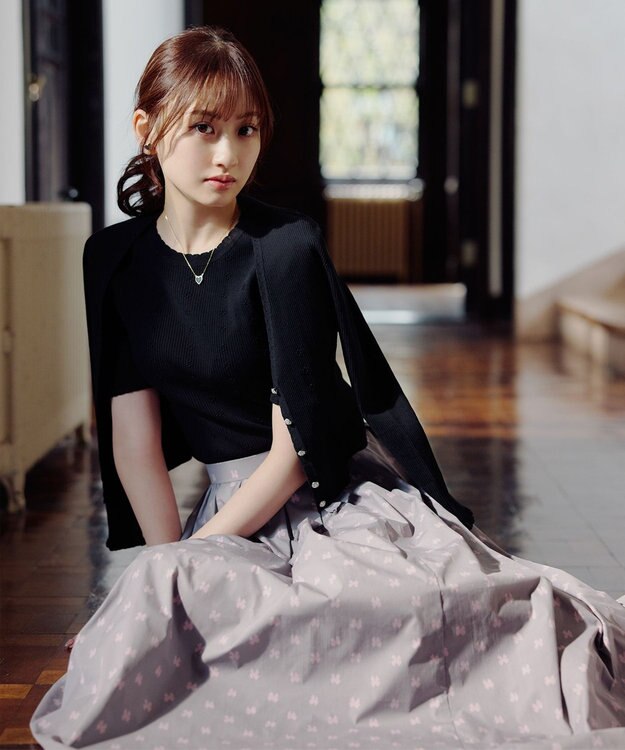 TOCCA 【星風まどかさん着用】SKIPPING RIBBON スカート ライトグレー系5