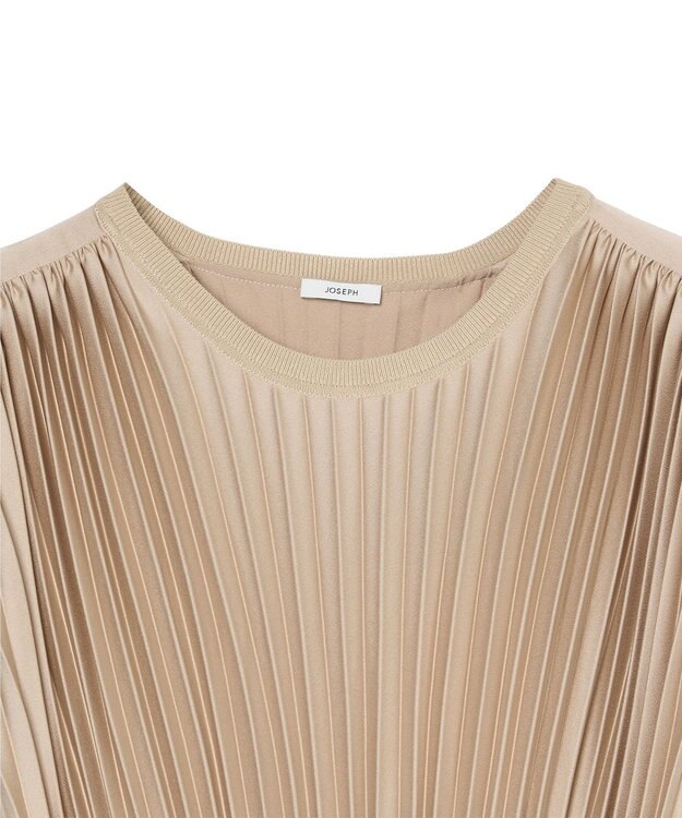 JOSEPH ニットウィーブプリッセドレス VOLTA Powder